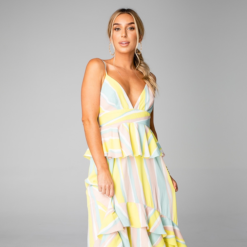 Georgia lemonade high low dress